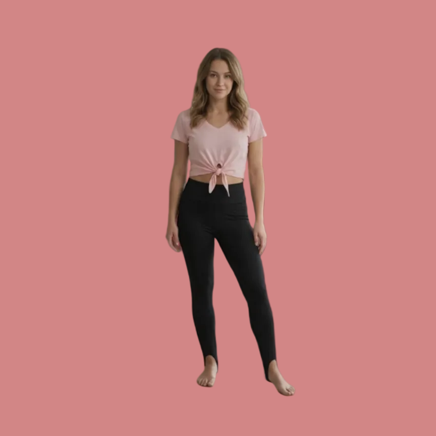 تايتس تلبيق مع بلوزة للرياضة